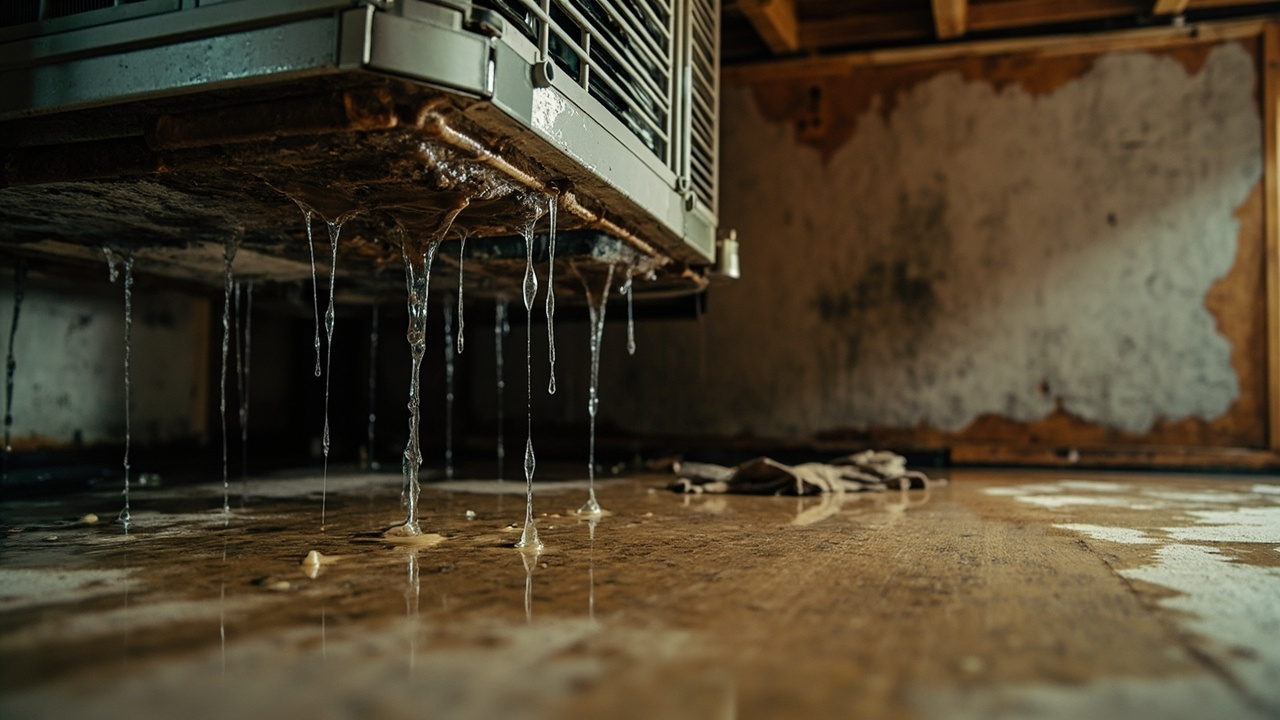 Why Your AC System Leaking Water Is More Than a Drip Problem