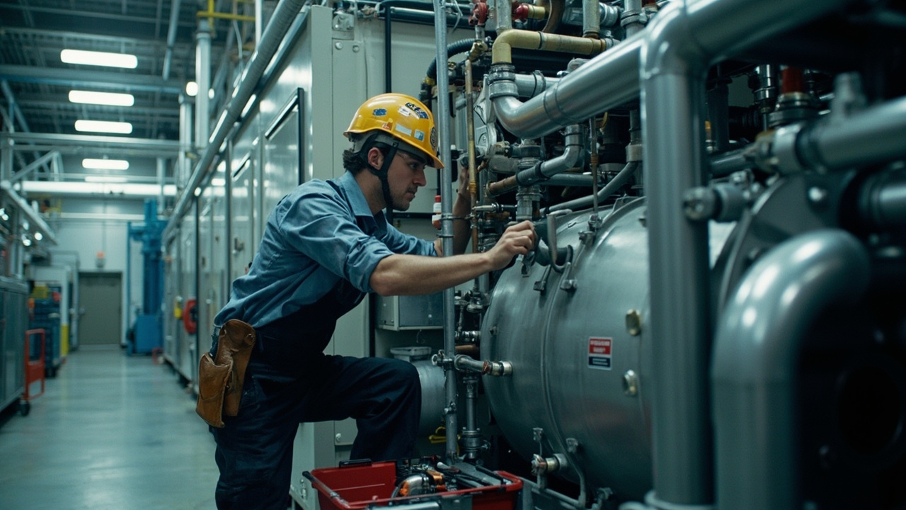 How Professional Industrial Chiller Services Protect Business Continuity