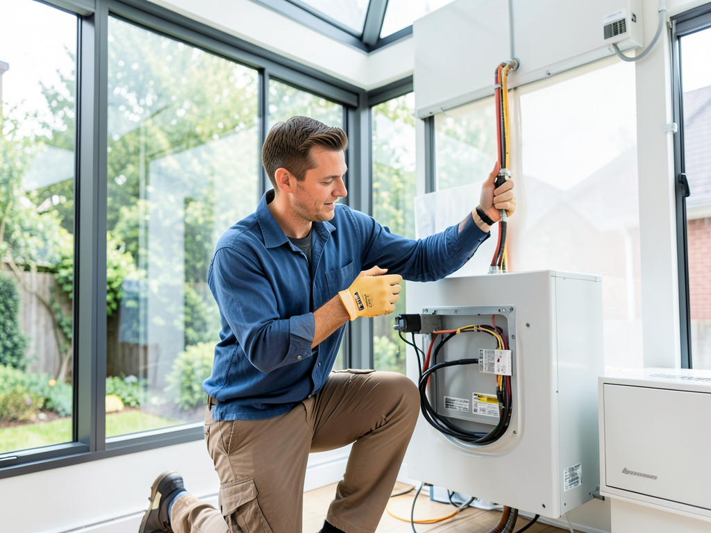 Heating and cooling your new sunroom in nesbit the