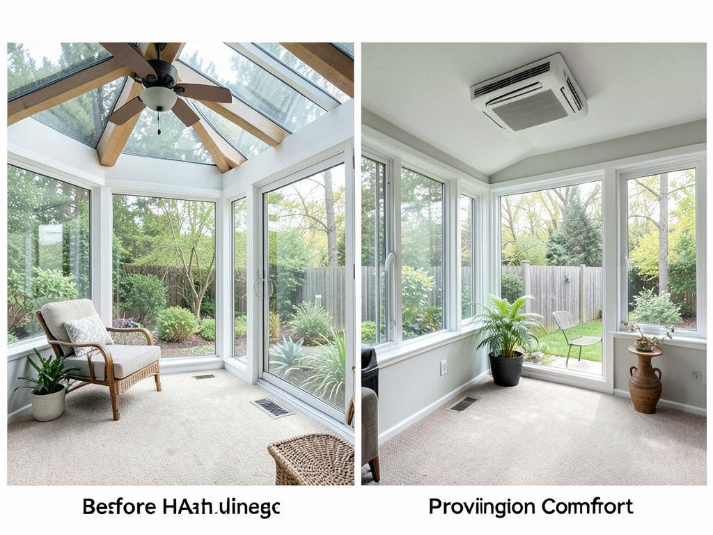 Heating and Cooling Your New Sunroom in Nesbit the Right Way