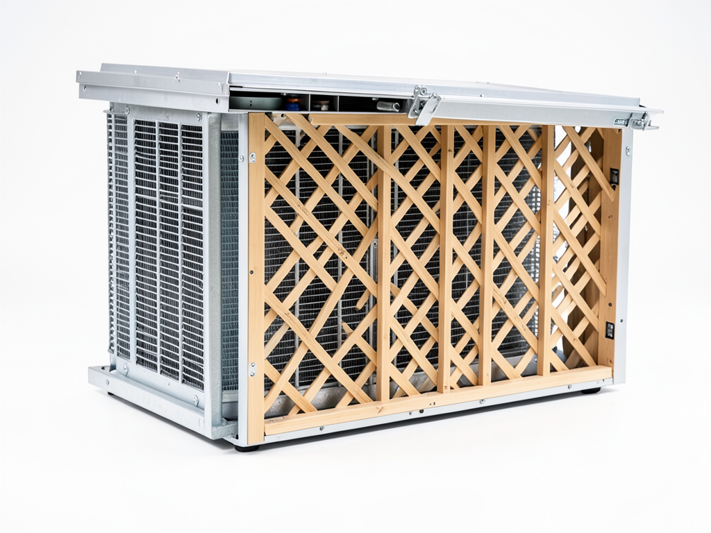 How to hide your outdoor AC unit with fencing or plants at your Piperton home