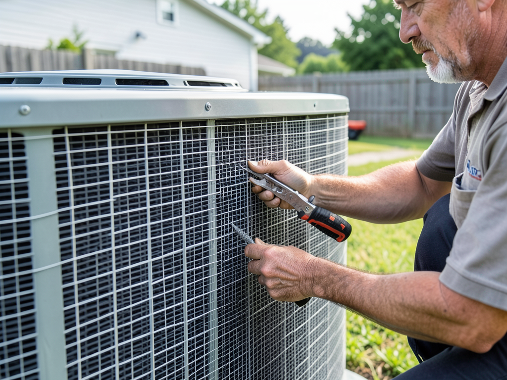 How to stop mice and squirrels from nesting in your outdoor unit in Eads